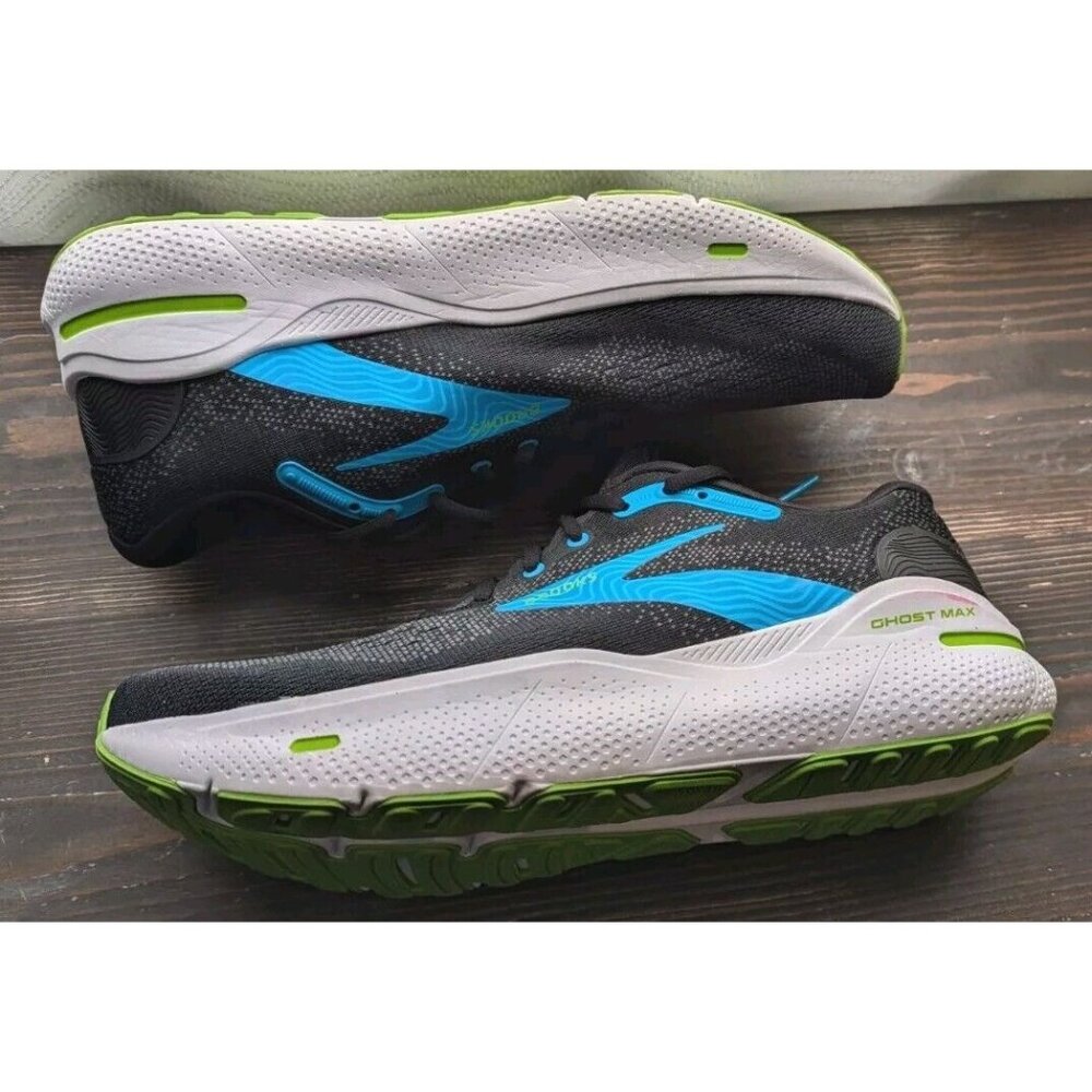 Brooks Mens Ghost Max 1104061D060 Black Running Shoes Sneakers Size 10 D